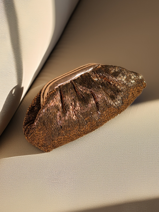 Copper Puff Clutch