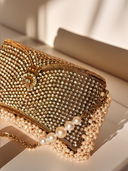 Gold Mogra Clutch