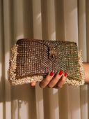 Gold Mogra Clutch