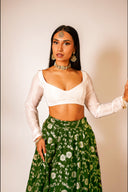 Cream Long Sleeve Adore Blouse