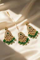 Emerald Rani Tikka Set - The Saree Room
