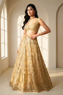 Gilded Glow Handwork Blouse