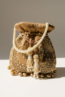 Gold Sphere Potli Bag
