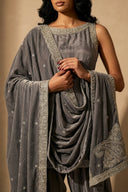 Moonlit Velora Suit and Dupatta - The Saree Room