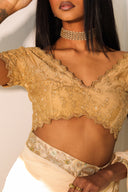 Gold Amira Handwork Blouse