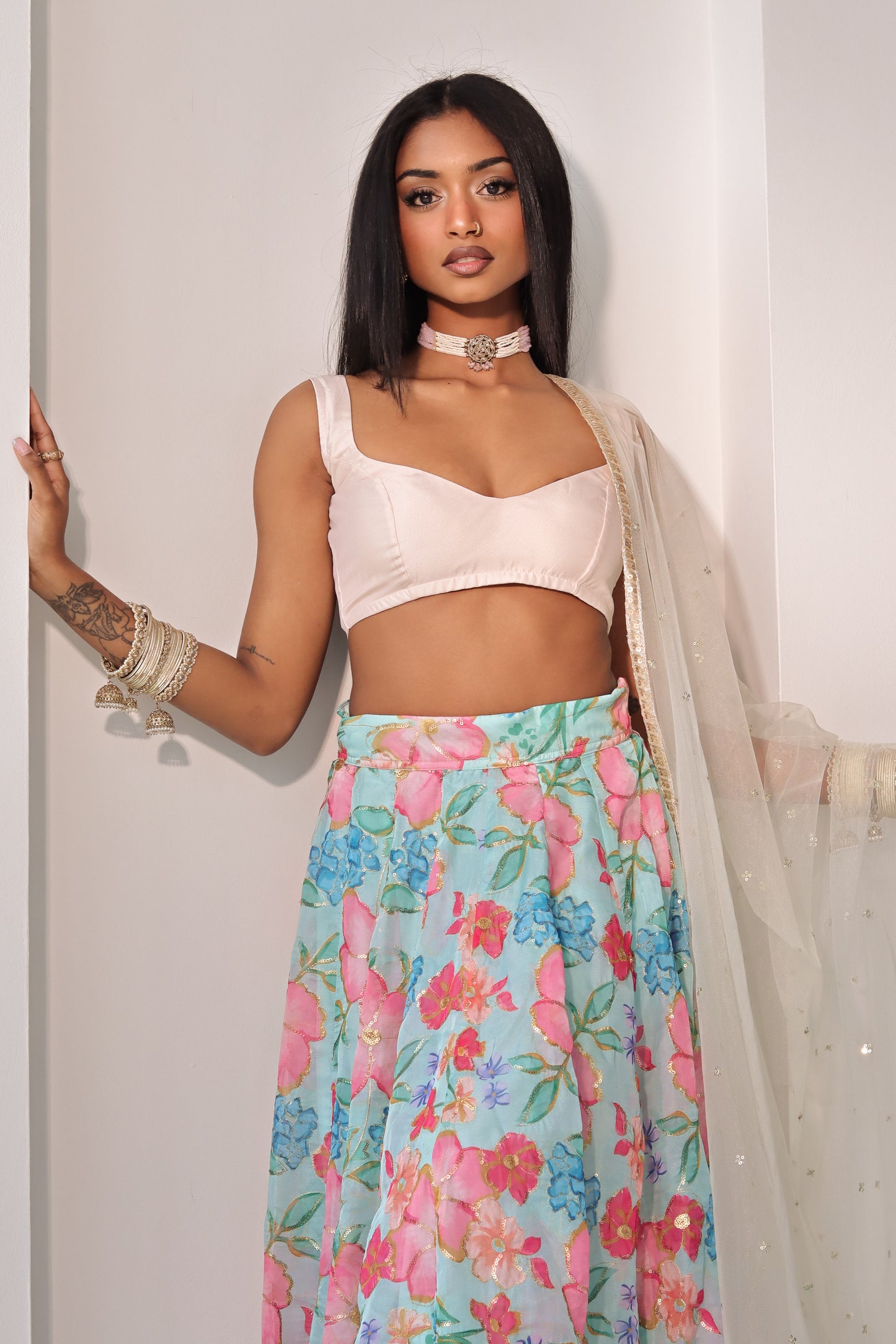 Serene Blossom Skirt