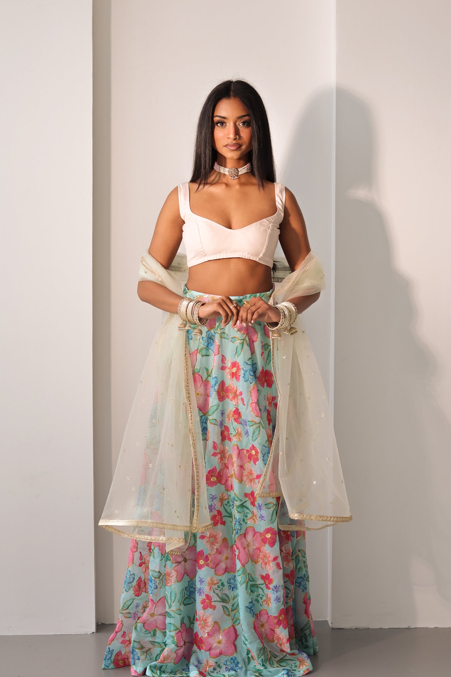 Serene Blossom Skirt