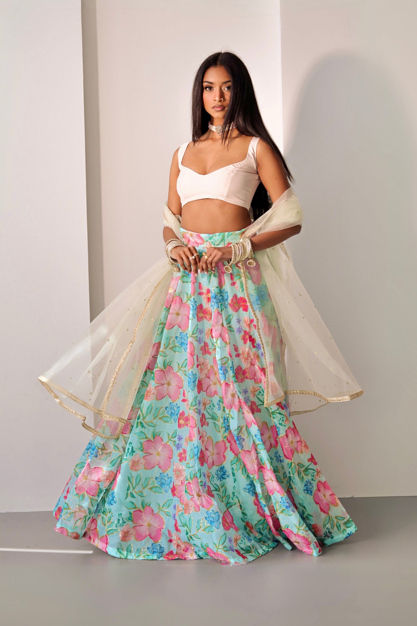Serene Blossom Skirt
