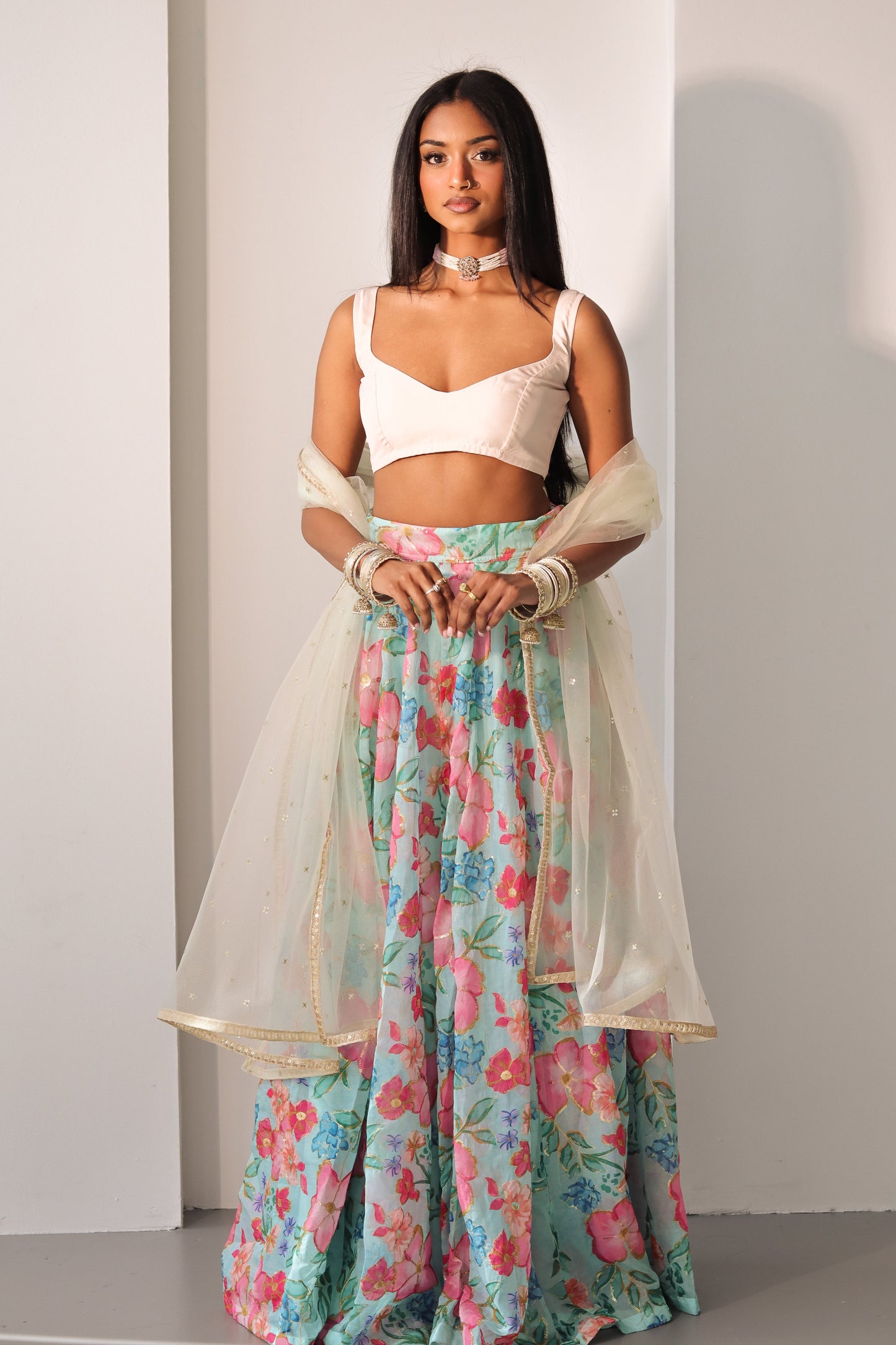 Serene Blossom Skirt