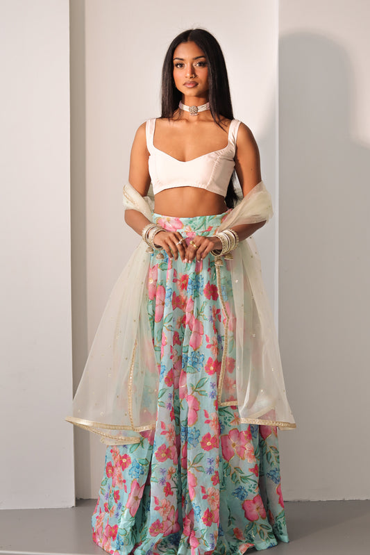 Serene Blossom Skirt