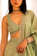 Pistachio Selena Dupatta