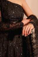 Obsidian Dusk Dupatta