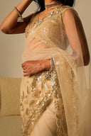 Sand Opulence Easy-Drape Saree