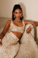 Opaline Dusk Blouse - The Saree Room