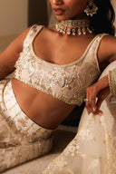 Opaline Dusk Blouse - The Saree Room