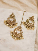 Champagne Falak Tikka Set - The Saree Room