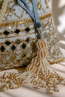 Ice Blue Shisha Potli Bag