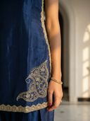 Navy Empress Suit and Dupatta
