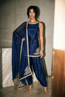 Navy Empress Suit and Dupatta