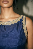 Navy Empress Suit and Dupatta