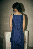 Navy Empress Suit and Dupatta - The Saree Room