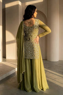 Olive Rania Suit and Dupatta