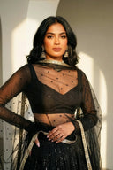 Onyx Cluster Dupatta - The Saree Room
