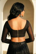 Onyx Long Sleeve Adore Blouse