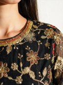 Onyx Rosette Handwork Blouse