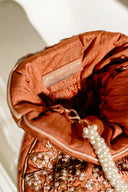 Rust Sphere Potli Bag