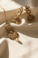 Champagne Almond Pearl Tikka Set