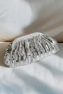 Silver Puff Clutch