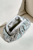 Silver Puff Clutch