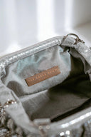 Silver Puff Clutch