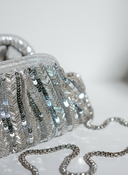 Silver Puff Clutch