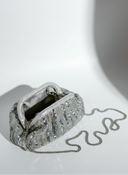 Silver Puff Clutch