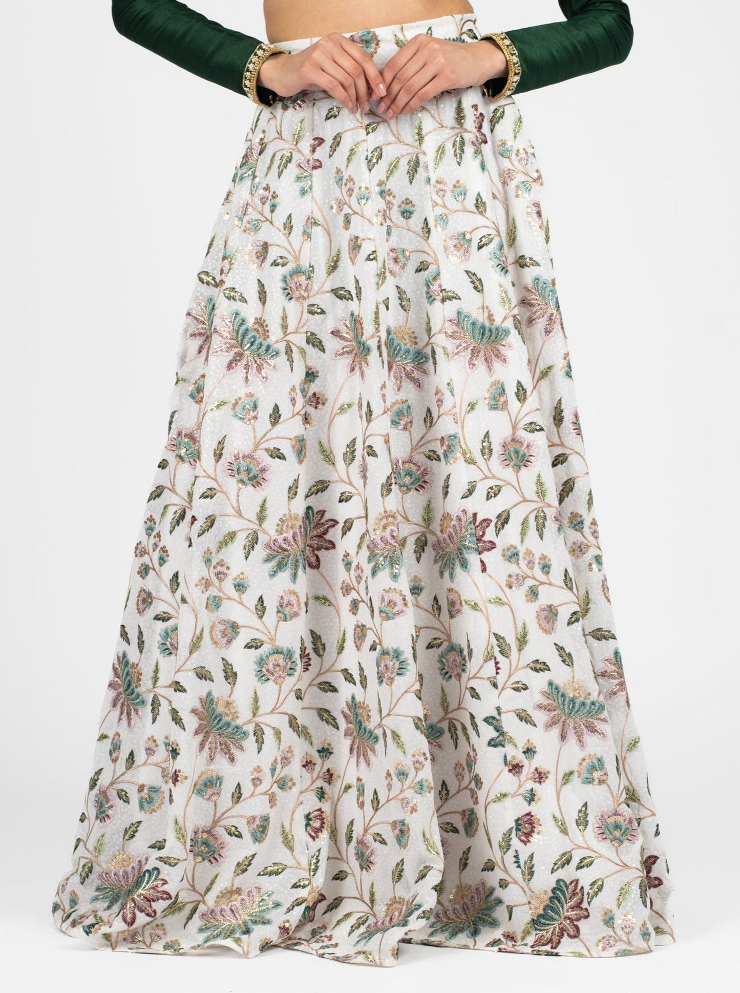 SEASON Linen Flow Skirt in Lotus