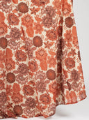 Tangerine Bloom Skirt