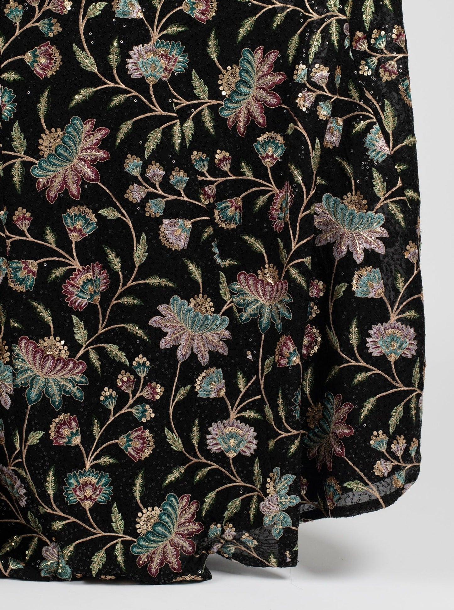 Maroon Lotus Skirt