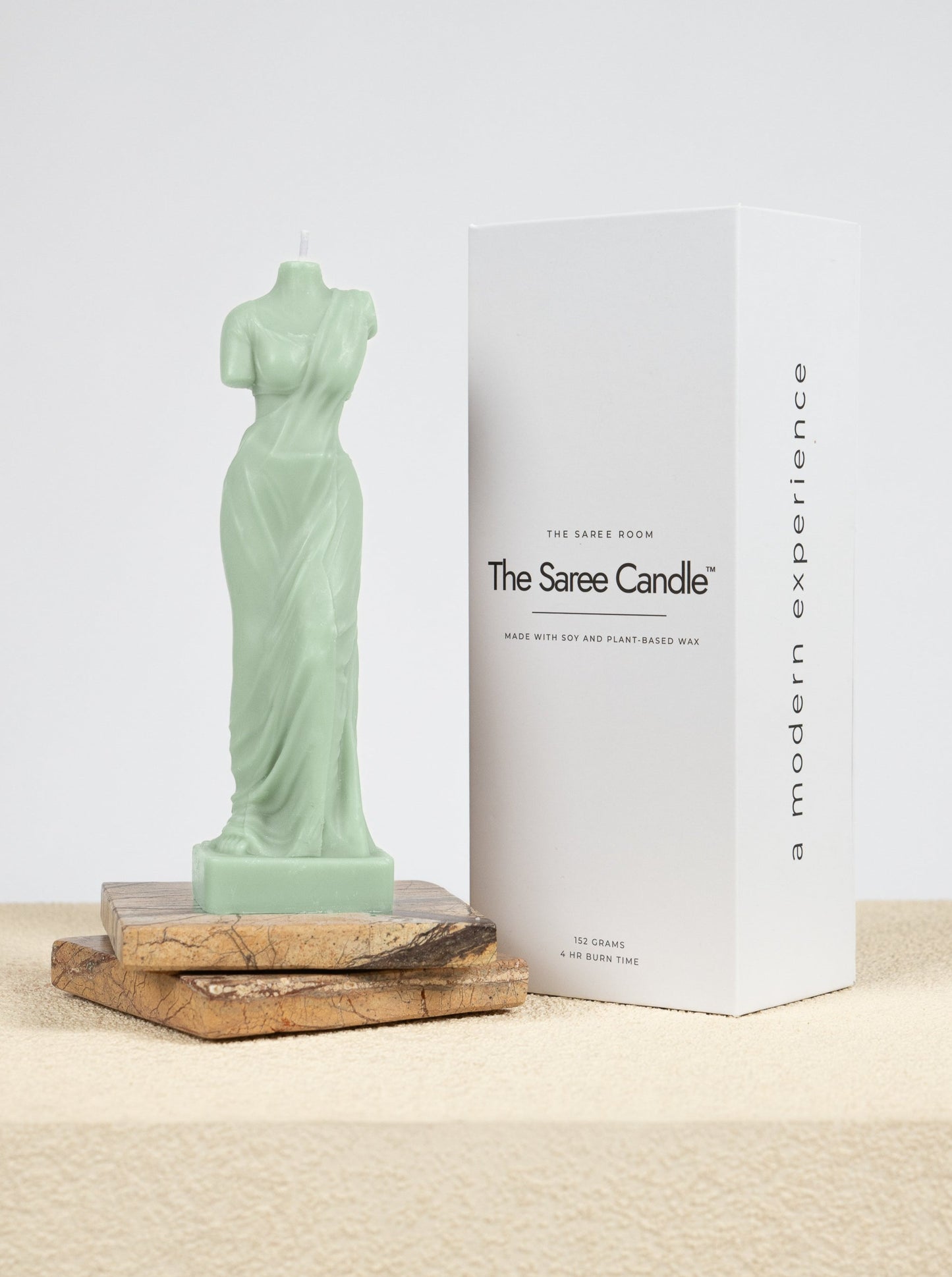 The Saree Candle™ | Sage