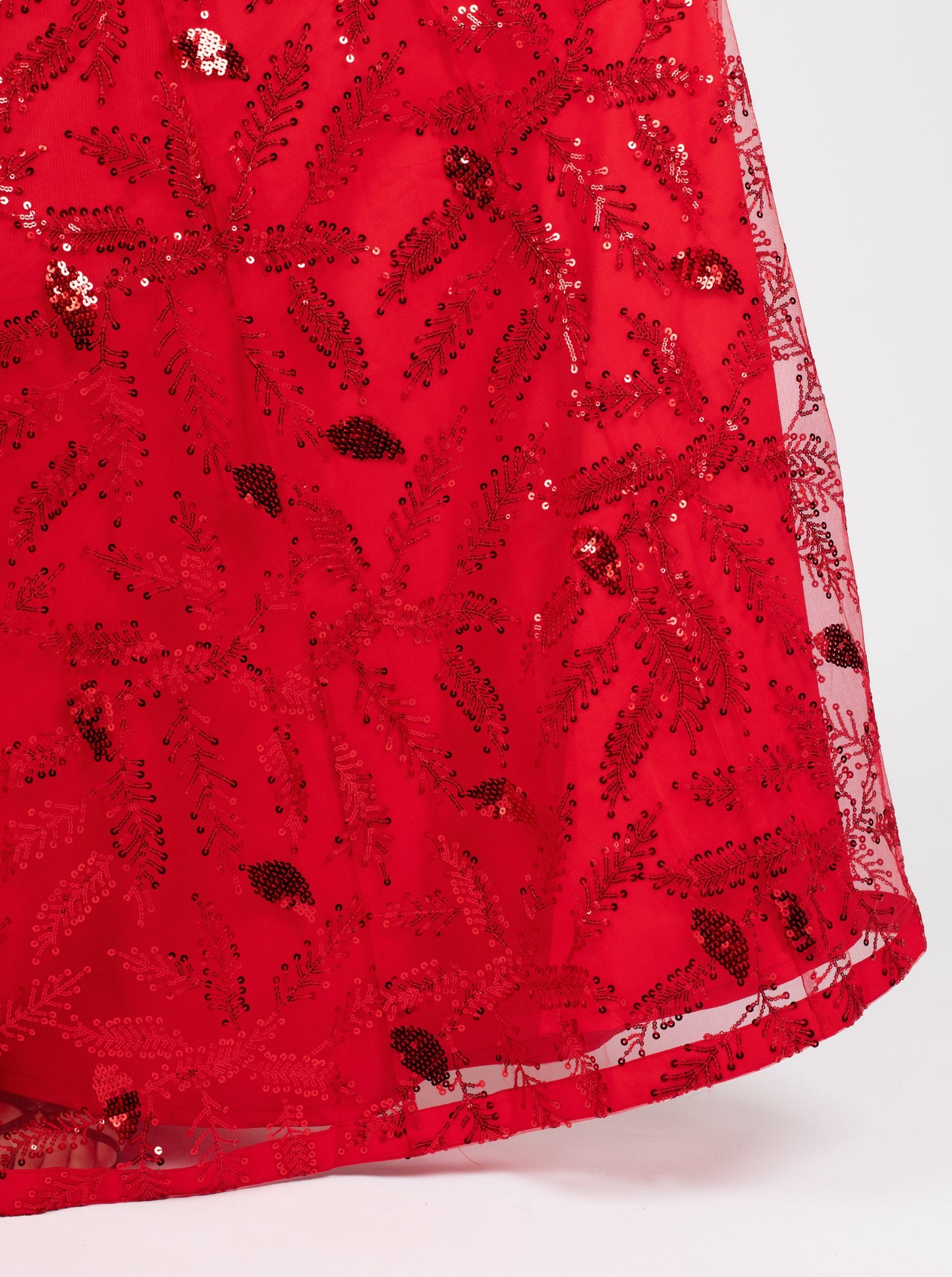 Red Quill Skirt