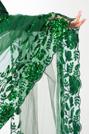 Emerald Opulence Easy-Drape Saree