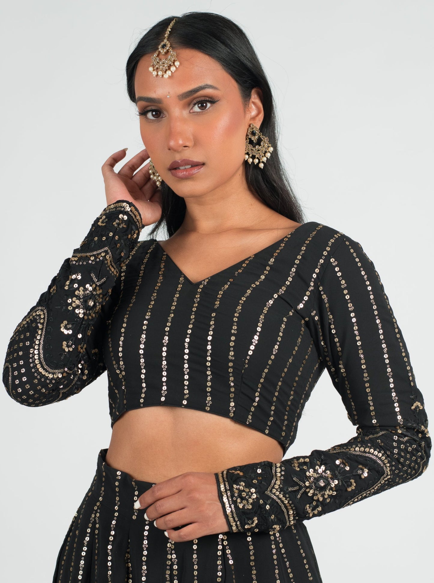 Black Ruhi Blouse