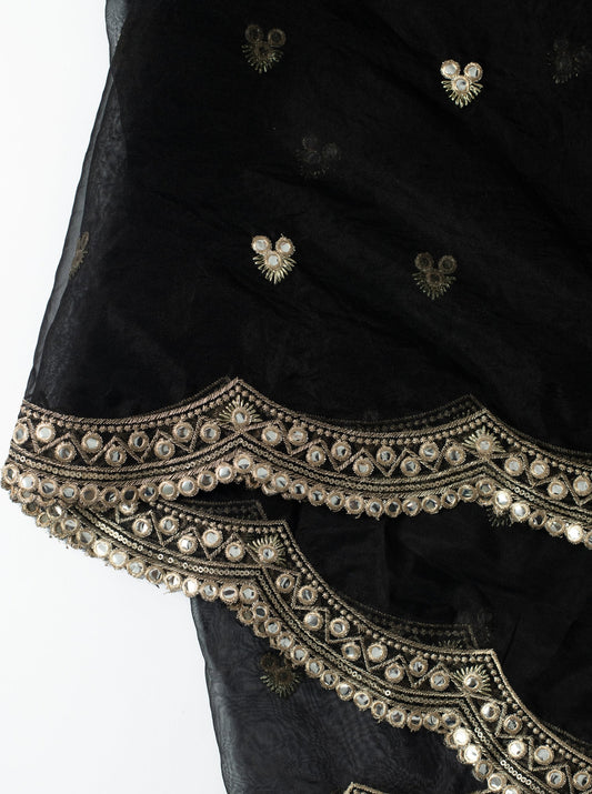 Black Mirari Dupatta