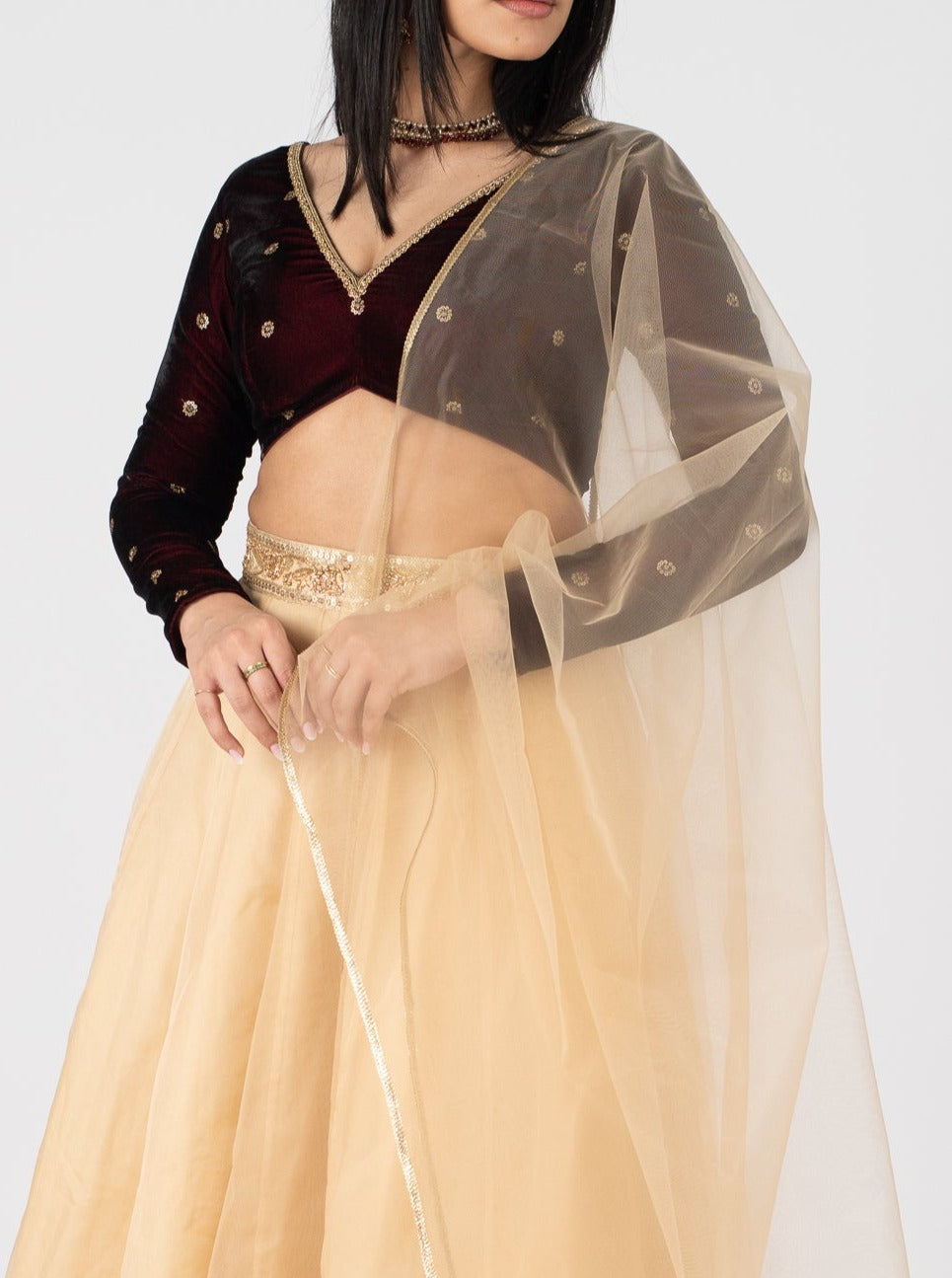 Classic Champagne Dupatta