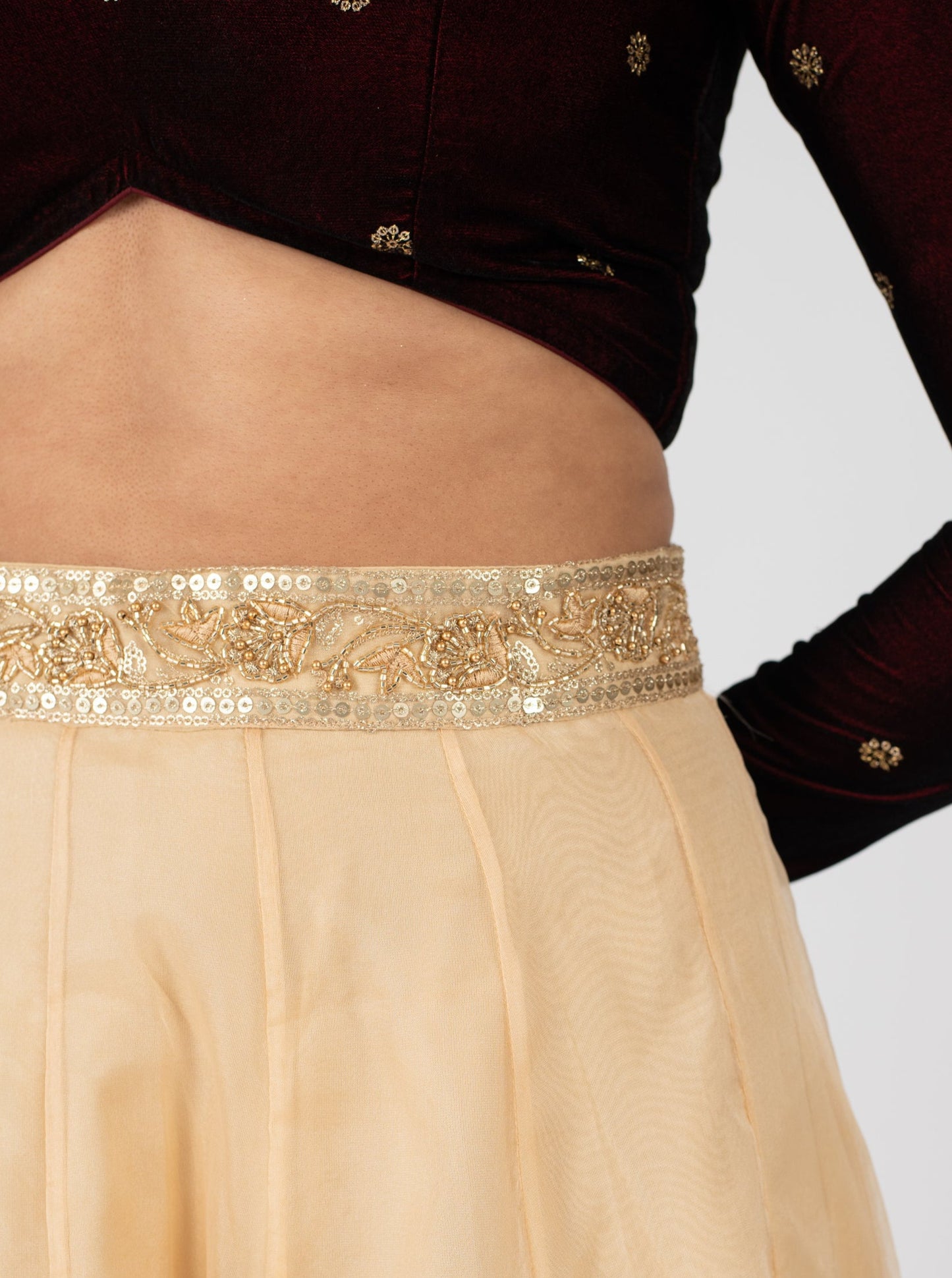 Champagne Elana Skirt