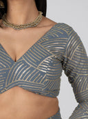 Grey Divya Blouse