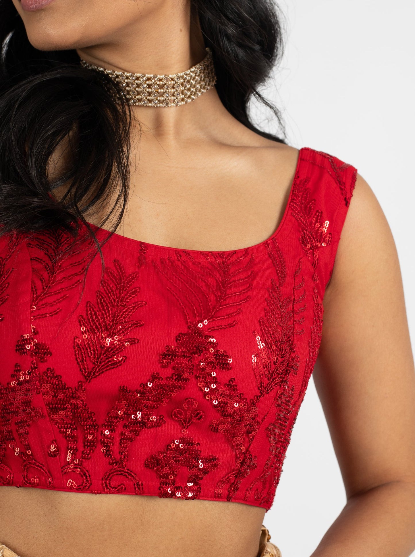 Red Allure Blouse