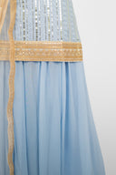 Ice Blue Amethyst Suit and Dupatta