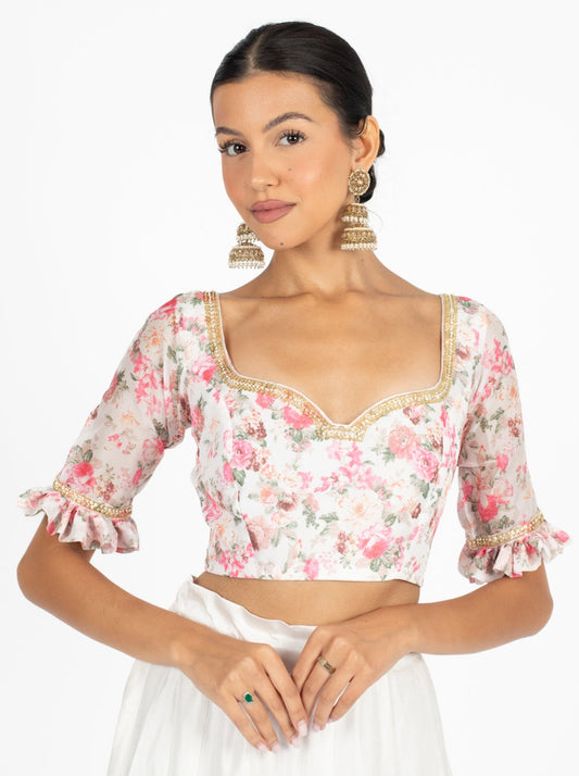 Pink Peony Blouse